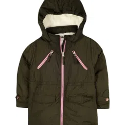 Cherry Crumble By Nitt Hyman Kids Green Regular Fit Jacket-image-17