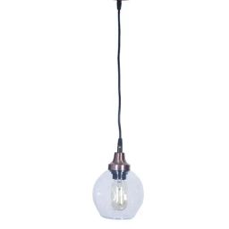 Fos Lighting Contemporary Copper Distorted Spot Glass Pendant Light - Set of 1-image-83