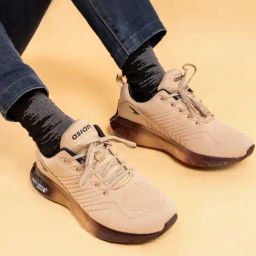 Asian Men's Beige Running Shoes-picture-12