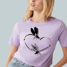 Kasendra Graphic Printed Round Neck Graphic Regular Fit T-shirt-image-60