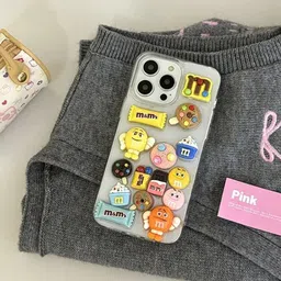 CASE CREATION Cartoon Characters Printed iPhone 15 Back Case Mobile Accessories-44