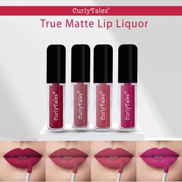 CurlyTales Set of 4 True Matte Lip Color 4 ml - Shade 07, 09, 10, 12-35