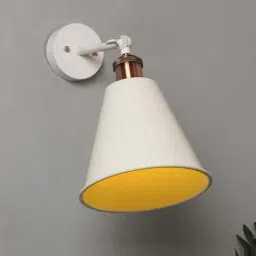 Homesake White Edison Guard Cone Shade Wall Lamp - Set of 1-picture-28