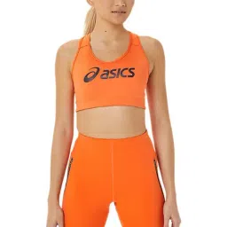 Asics Orange Logo Padded Sports Bra-picture-41