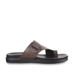 Metro Men's Brown Toe Ring Sandals-picture-18