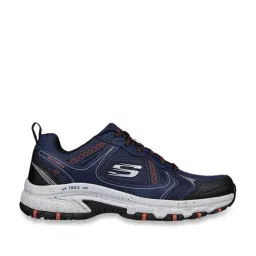 Skechers Men's HILLCREST-VAST ADVENTURE Navy Red Party Lace Up Shoe-image-68