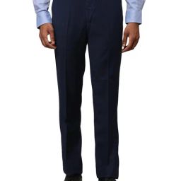 Raymond Blue Regular Fit Trousers-picture-39