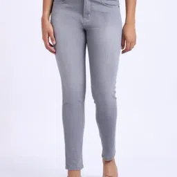 Cantabil Grey Regular Fit Mid Rise Jeans-image-14