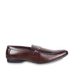 Walkway Men's Brown Formal Loafers-image-16