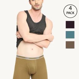 VIP Assorted Snug Fit Trunks - Pack of 4-picture-4