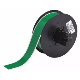 BRADY Continuous Label Roll 1-1/8 inch Width Vinyl Green, 6XHH1 (Roll of 100 Feet)-9