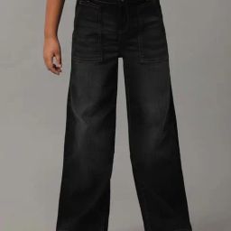 Under Fourteen Only Girls Black Cotton Regular Fit Jeans-image-51