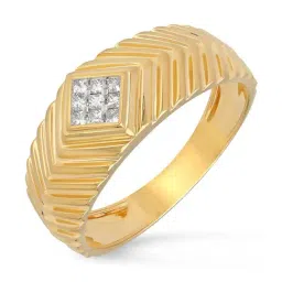 Malabar Gold and Diamonds 18k IGI Certified Diamond Yellow Gold Ring for Men-picture-37