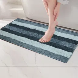 IVAZA Grey Microfibre 1400 GSM Bath Rugs-picture-44