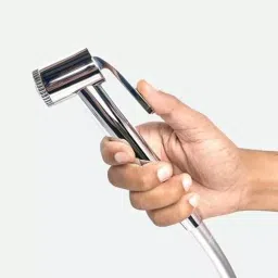 D&B BATHWARE ABS Chrome Finish Health Faucet with 1 m Hose and Holder, DB-TLTHF6611 image 4