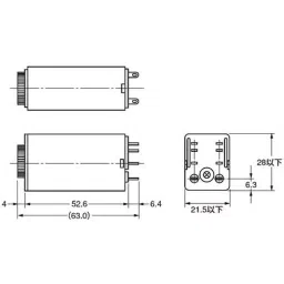 Omron Solid State / Timer H3YN AC 200-230 V, H3YN-21 AC200-230-18