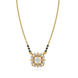 Kisna Diamond & Gold Jewellery 14k Gold & Diamond Silvia Mangalsutra for Women-picture-26