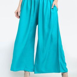 KALINI Women Solid Palazzos-image-69