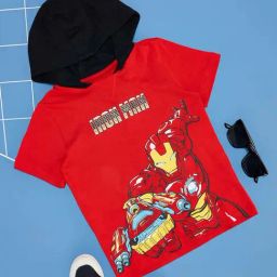 Pantaloons Junior Boys Fiery Red Cotton Character Based T-Shirts-image-17