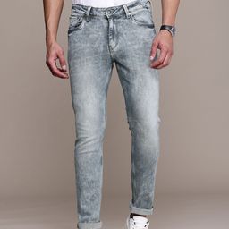 Nautica Men Slim Fit Heavy Fade Acid Wash Stretchable Jeans-image-82