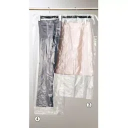 AS ONE Hanger Cover For Bottom 50×80 cm Size Transparent Polypropylene, 61-198-17-1 (Set of 100 pcs)-image-40