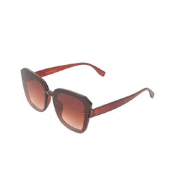 BAYBERRY Unisex Brown Lens & Brown Cateye Sunglasses with-image-9