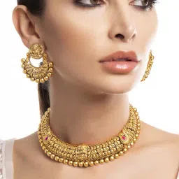 Rubans Gold-Tone Plated Set for Women-picture-36