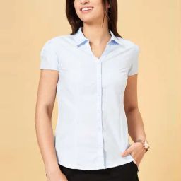 Annabelle by Pantaloons Blue Regular Fit Shirt-image-86