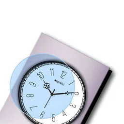 OLIVE TREE White & Black Printed Wall Clock image 2