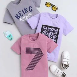 Fourfolds Unisex Multicolor Printed T-Shirt-image-68
