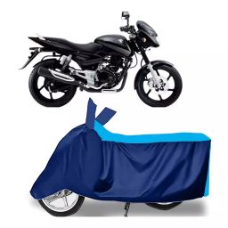 Auto Pearl Two Wheeler Cover for Bajaj Pulsar 180 DTS-i - Cyan, Blue-image-78
