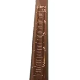 Abgil 150 ml Amber Color Borosilicate Glass Graduated Test Tube with Stopper ABG1822-33