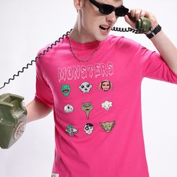 Kook N Keech Men Star Wars Printed Drop-Shoulder Sleeves Oversized Pure Cotton T-shirt-image-33