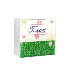 Texam Premium Soft Napkin 30x30 cm 1 Ply 100 Sheets White, TPSN_30x30_1 (Pack of 6)-33