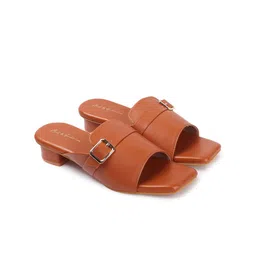 Mast & Harbour Women Solid Block Heel Sandals-47