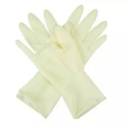 Surgitex Surgical Hand Gloves Smooth, Pre-Powdered Non-Sterile Latex Cream Size 7.5 inch (Pack of 100 Pair)-image-39