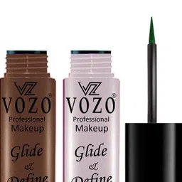 VOZO Set Of 3 Glide & Define Infusion Essential Liquid Eyeliner-5 ml Each-Shade- 05-06-11 image 2