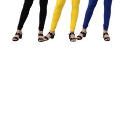 Tik Tok WEARS Girls Black Churidar Length Leggings-picture-9