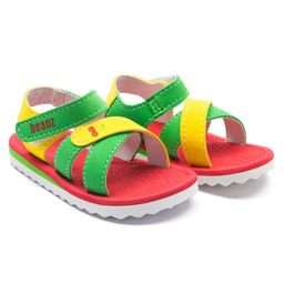 Beanz Unisex Motion Velcro Sandals - Yellow Red Green-image-23