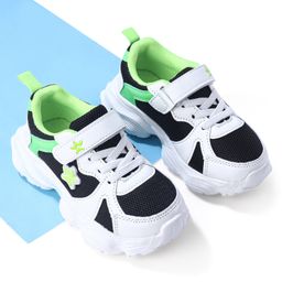 Cute Walk by Babyhug Sneaker with Velcro Closure - White & Green-image-77