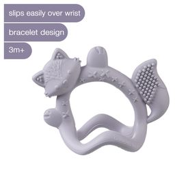 B.Box Silicone Wrist Teether Fox Blush Pink-image-89