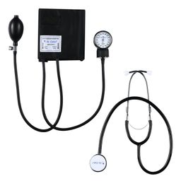 Dr. Odin OAS102 Aneroid Sphygmomanometer With Stethoscope for Doctors and Medical Students (Black)-picture-0