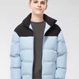 StyleCast x Revolte Men Colourblocked Padded Jacket-46