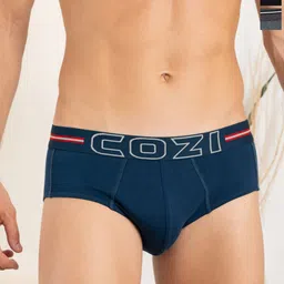 Lux Cozi Men Pack Of 3 Cotton Basic Briefs COZI_1124_LUXURY_AST1_3PC-12
