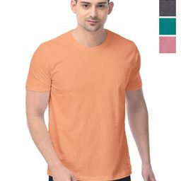COLOR CAPITAL Unisex Pack Of 4 Cotton T-Shirts-image-93