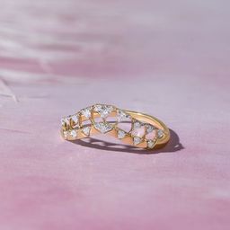 Mia by Tanishq Women 14KT Gold & Diamond Finger Ring 1.74 gm-image-84