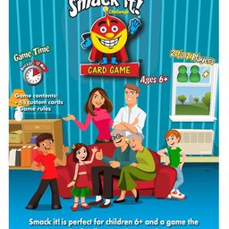 YAMAMA Card Game Smack It! Card Game For Kids And Families Party Fun And Easy Card Game To Learn For Boy Girls  Multicolor image 5