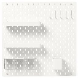 ikea skådis Pegboard combination, white, 56x56 cm-picture-31