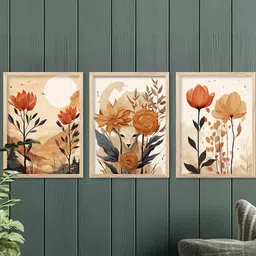 Floral Wall Art With Frame Home Decor Wall Painting For Living Room Office Bedroom-image-30