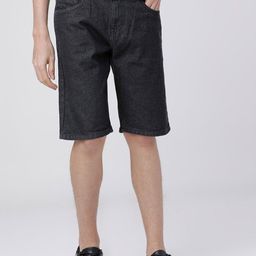 HIGHLANDER Men Slim Fit Denim Shorts-image-50